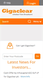 Mobile Screenshot of gigaclear.com